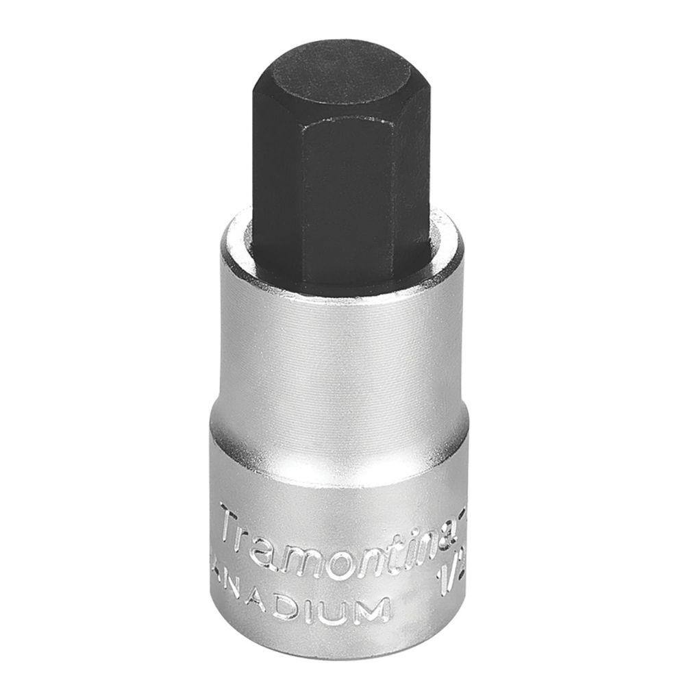 Soquete em Aço Cromo Vanádio Ponta Hexagonal 14 mm - Encaixe 1/2” Tramontina PRO Tramontina