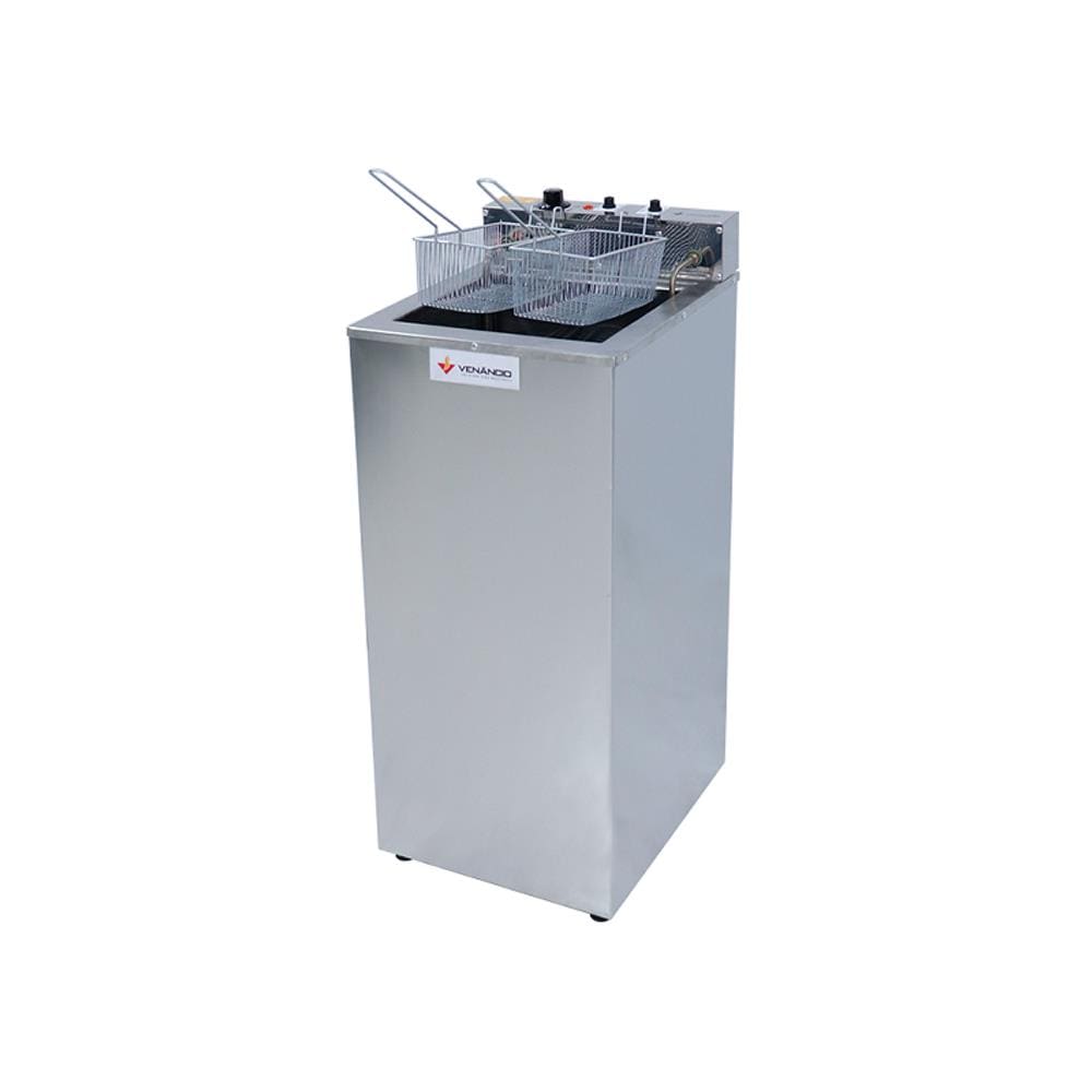Fritadeira Industrial Elétrica 23l Agua e Óleo Venâncio SFAO5 Inox 220v