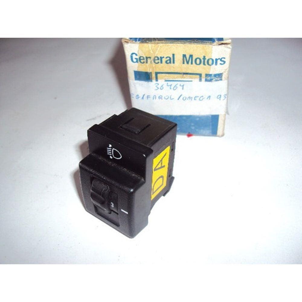 Omega Interruptor Luz Regulagem Do Farol Botão Na Cx Gm !