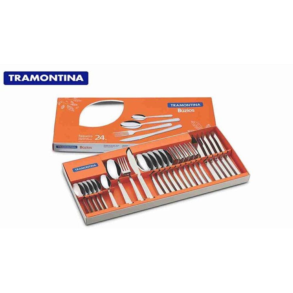Faqueiro Inox Buzios Tramontina Com 24 Peças