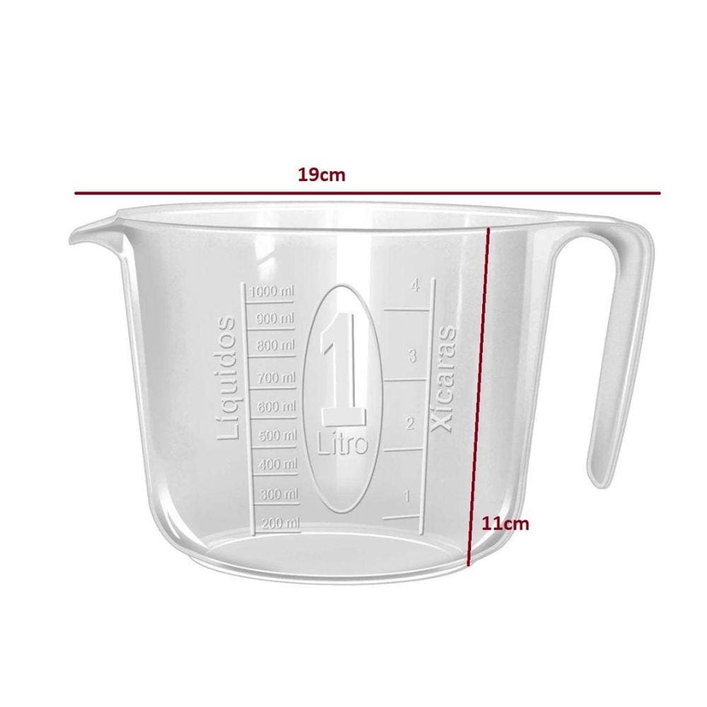 Jarra Graduada 1 litro Jarra Medida 1000ml