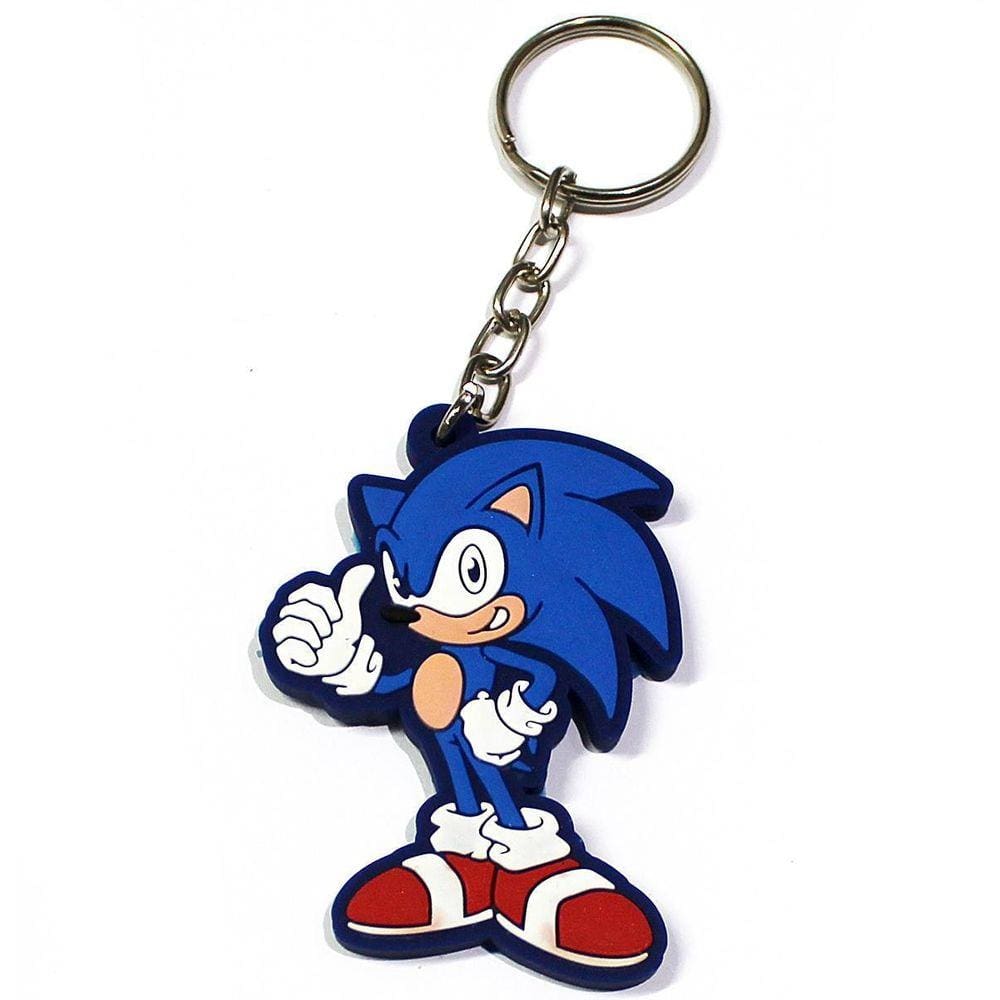 Chaveiro De Borracha Sonic Games  - Emborrachado