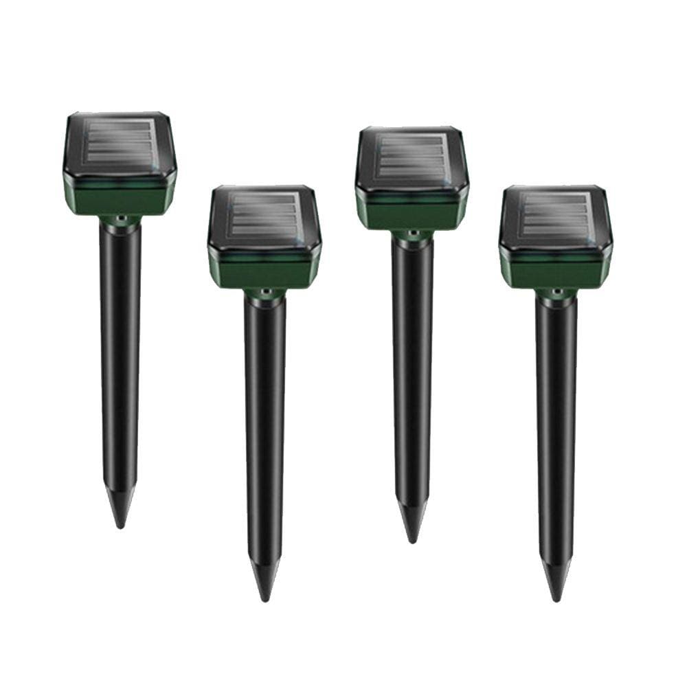 Repelente Solar Ultrassonico Cobras 4 unidades Pestes Ratos Roedores Jardim Externo
