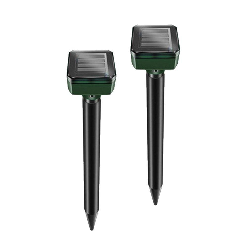 Repelente Solar Ultrassonico 2 unidades Pestes Cobras Ratos Roedores Jardim Externo