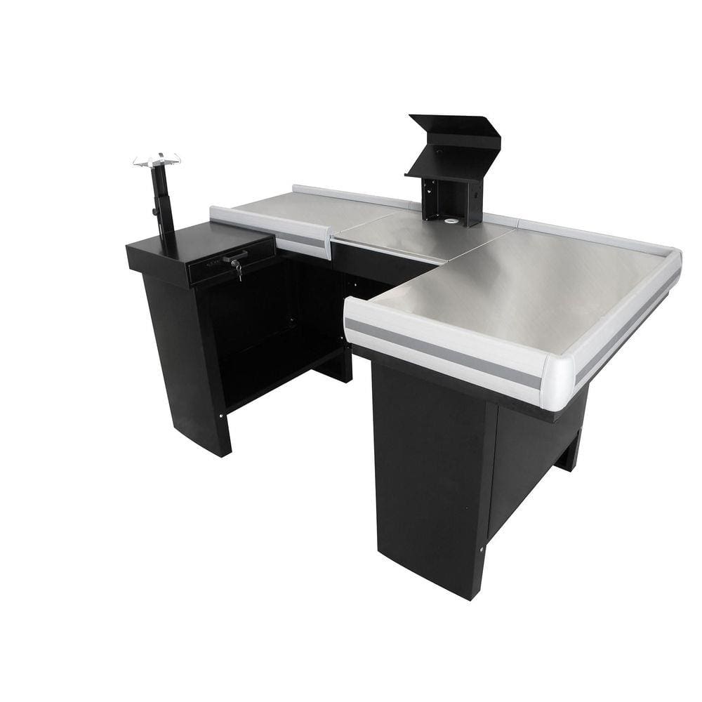 Check Out Leve 1,55Mts Preto Bcl15 C/ Kit Automacao C/ Recorte P/ Bal - Innal
