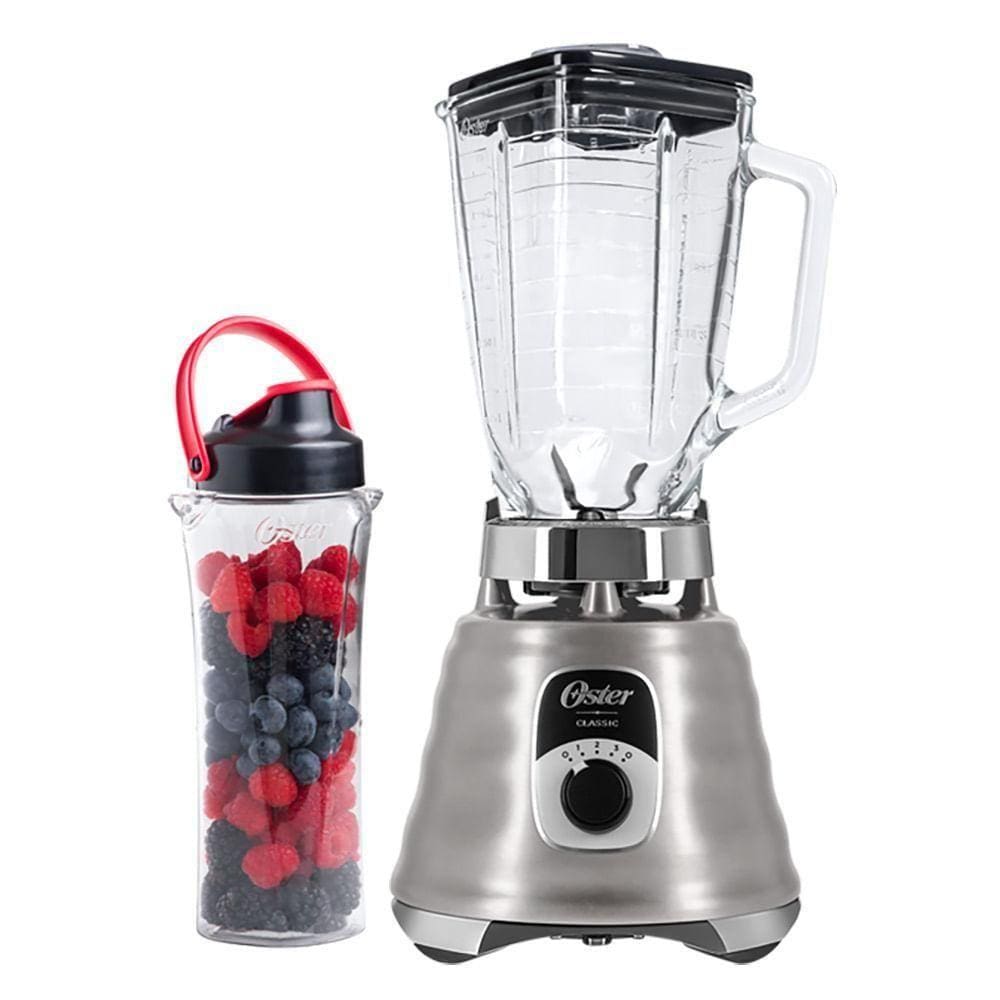 Kit New Osterizer Aço Escovado Liquidificador e Jarra 127V