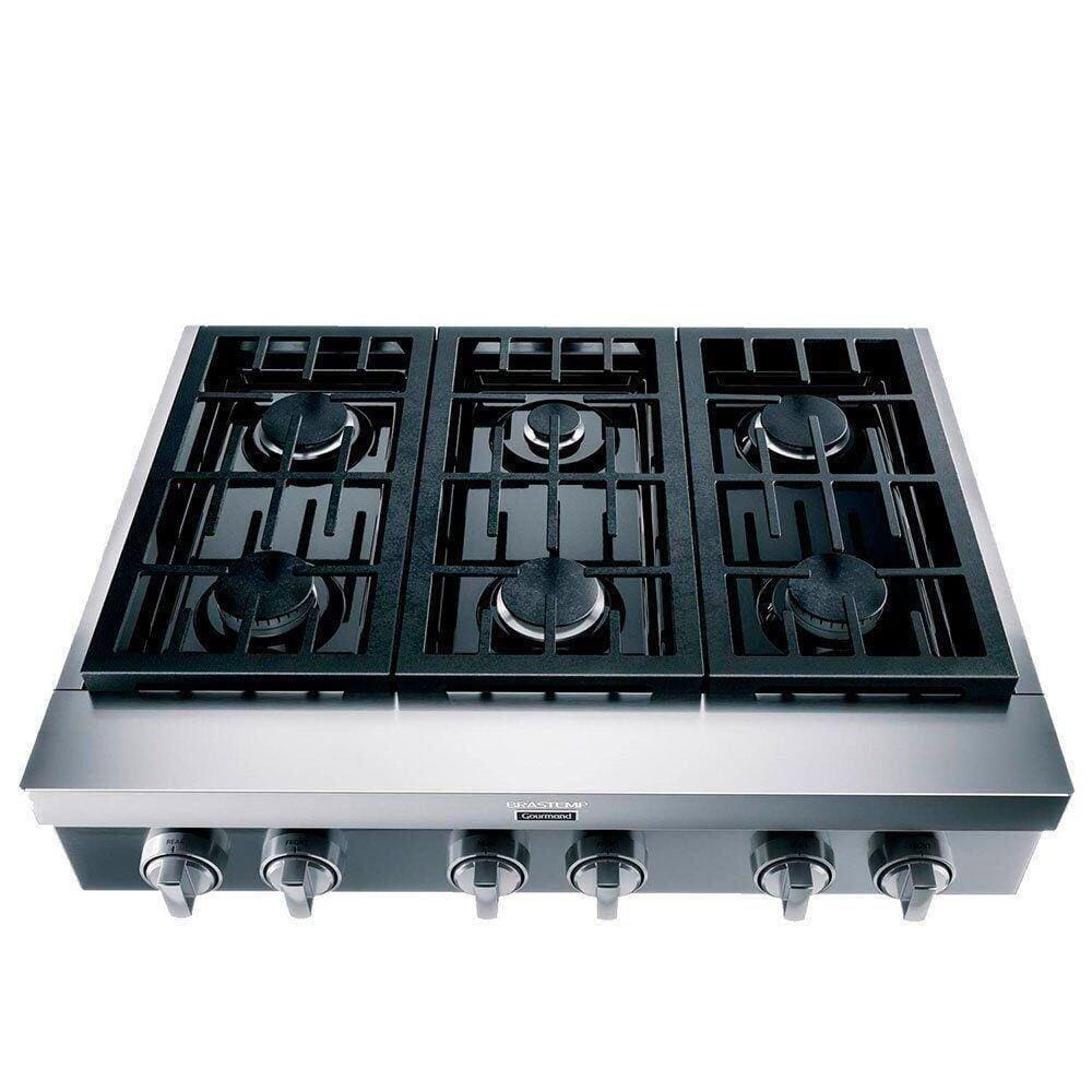Cooktop a gas brastemp gourmand inox com 04 bocas e dupla chama bdk60dr