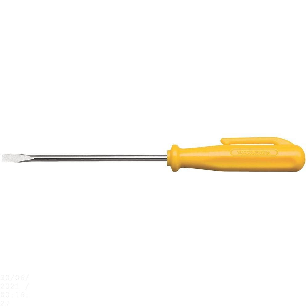 Chave de Fenda Clipe Tramontina Yellow com Ponta Chata 1/8x3” Tramontina