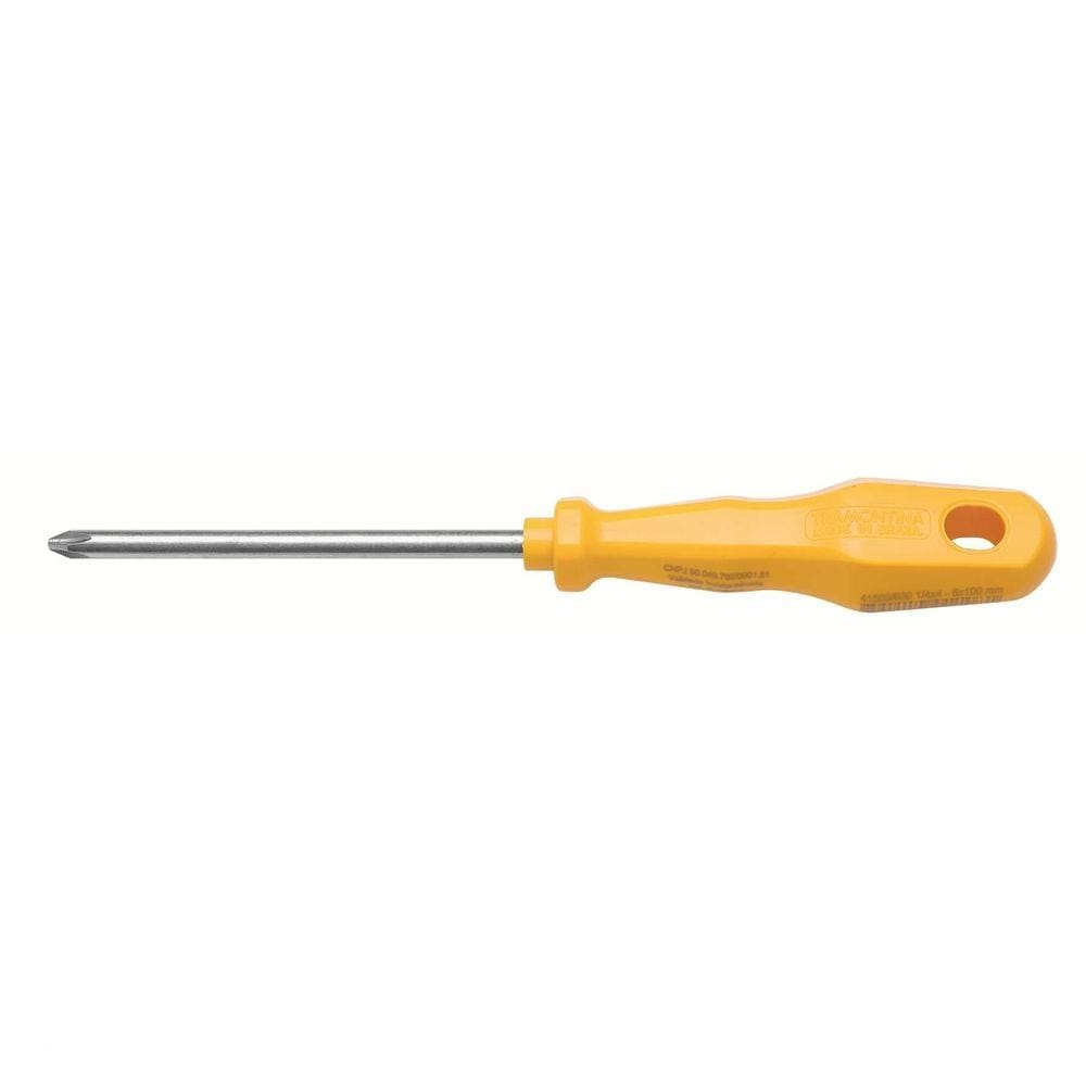Chave de Fenda Tramontina Yellow com Ponta Cruzada 1/4x4” Tramontina