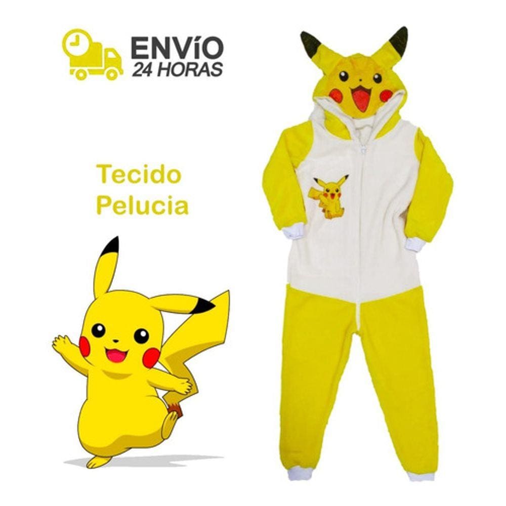 Pijama pikachu Black Friday Extra, fantasia de pikachu masculina