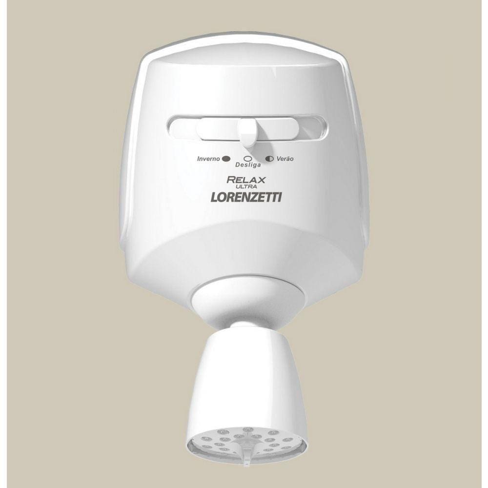 Chuveiro Relax 3 Temperaturas 127v 5500w Branco Lorenzetti