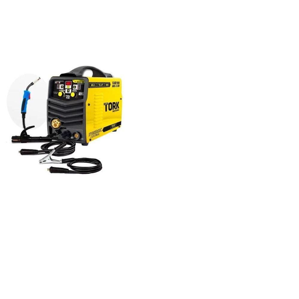 Maquina Solda Inversora Mig Mma Tig 180 Amp 3 em 1 Bivolt TORK-8180