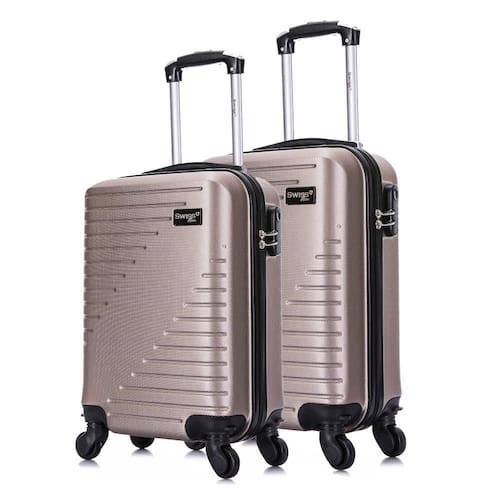 Conjunto Mala de Viagem PP e P Chicago Swiss Move Champagne é boa?