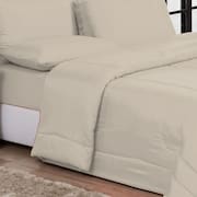 Kit 6 PÇS Cobre Leito/Edredom Aconchego Dupla Face Casal Queen