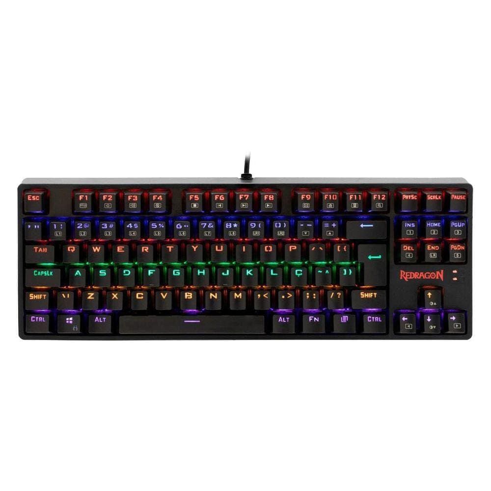 Teclado Mecânico Gamer Redragon Daksa K576R Rainbow Switch