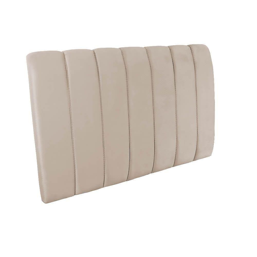 Cabeceira Painel Olivia Solteiro 90cm Bege