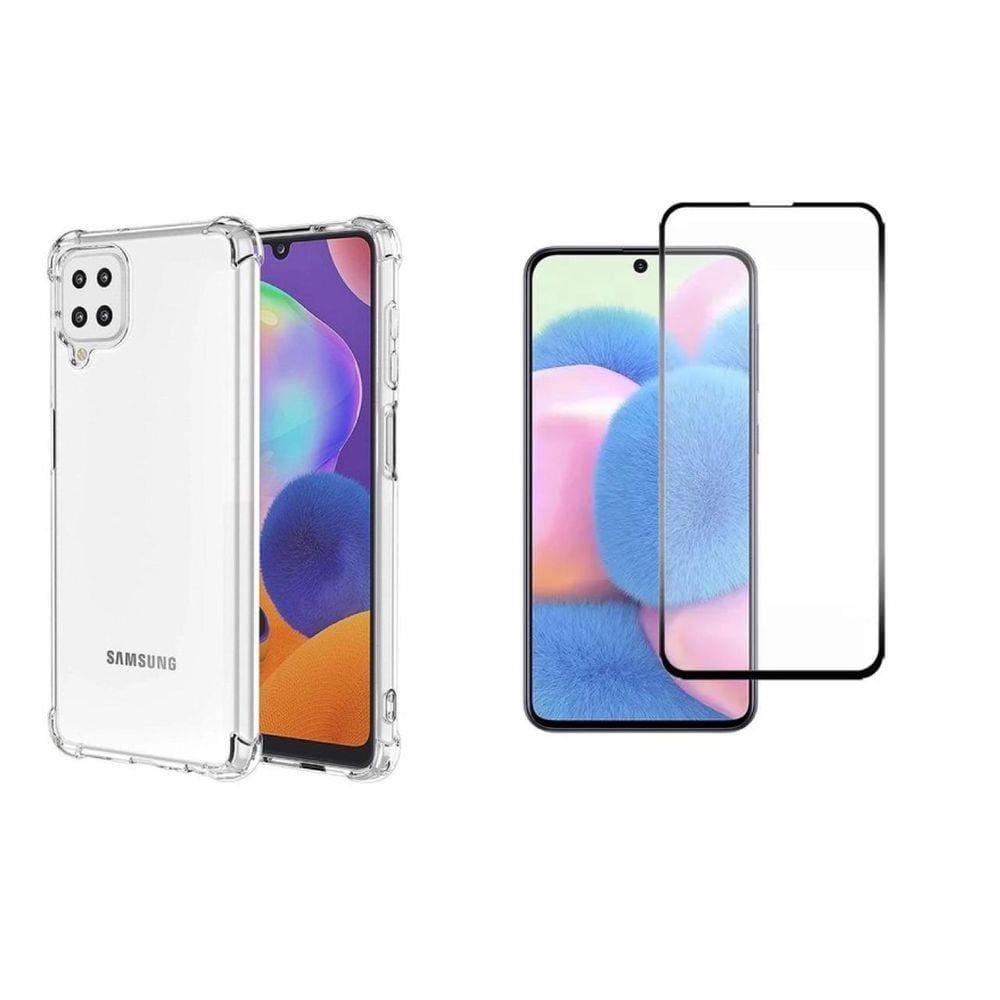 Kit Capa Anti Impacto Samsung Galaxy M62 + Película Vidro 3D | Extra