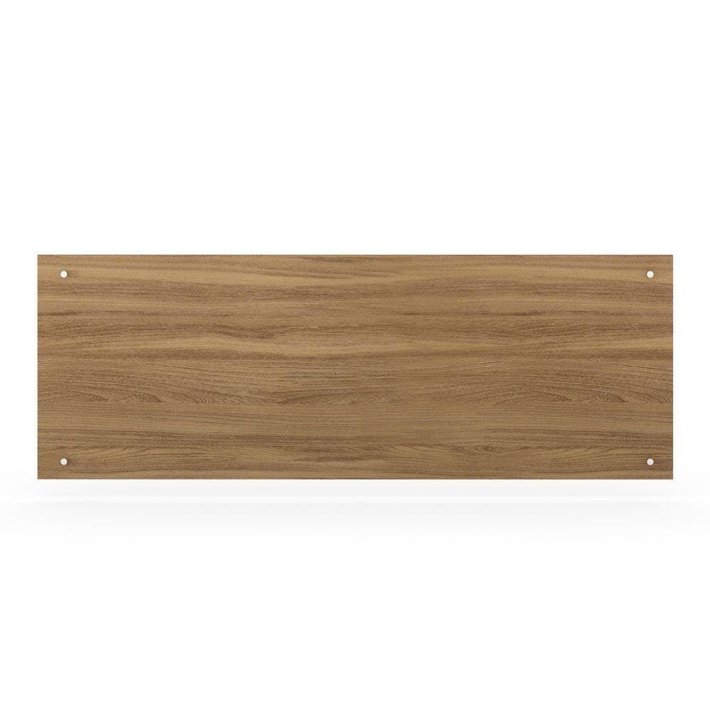Painel de Cabeceira Casal Módena Modulado Amêndoa