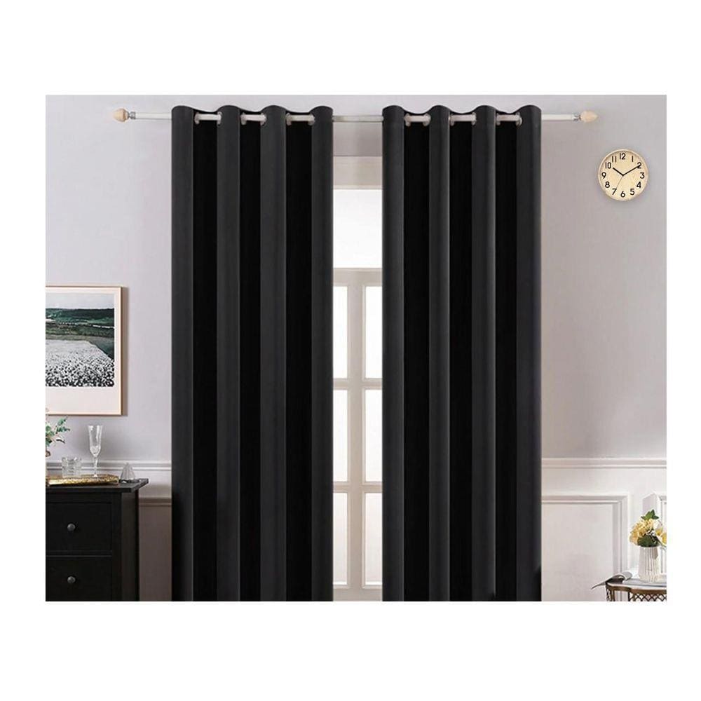 Cortina Alice Sala Quarto Escritorio 3,00X2,2 Preta