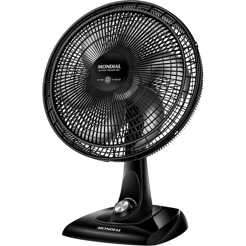 Ventilador Mondial 40cm 6 Pás VSP 40 B - 110V Preto