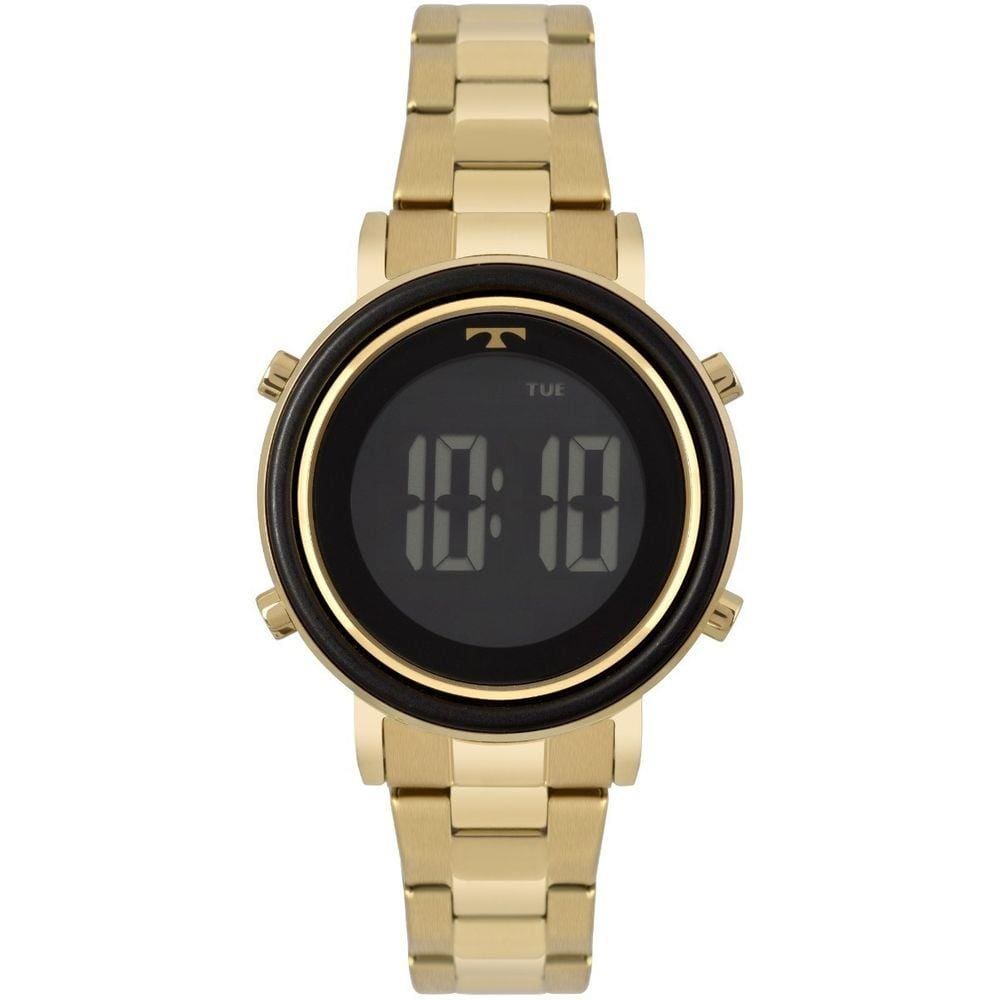 Relogio Technos Feminino Digital Dourado Fashion Moderno