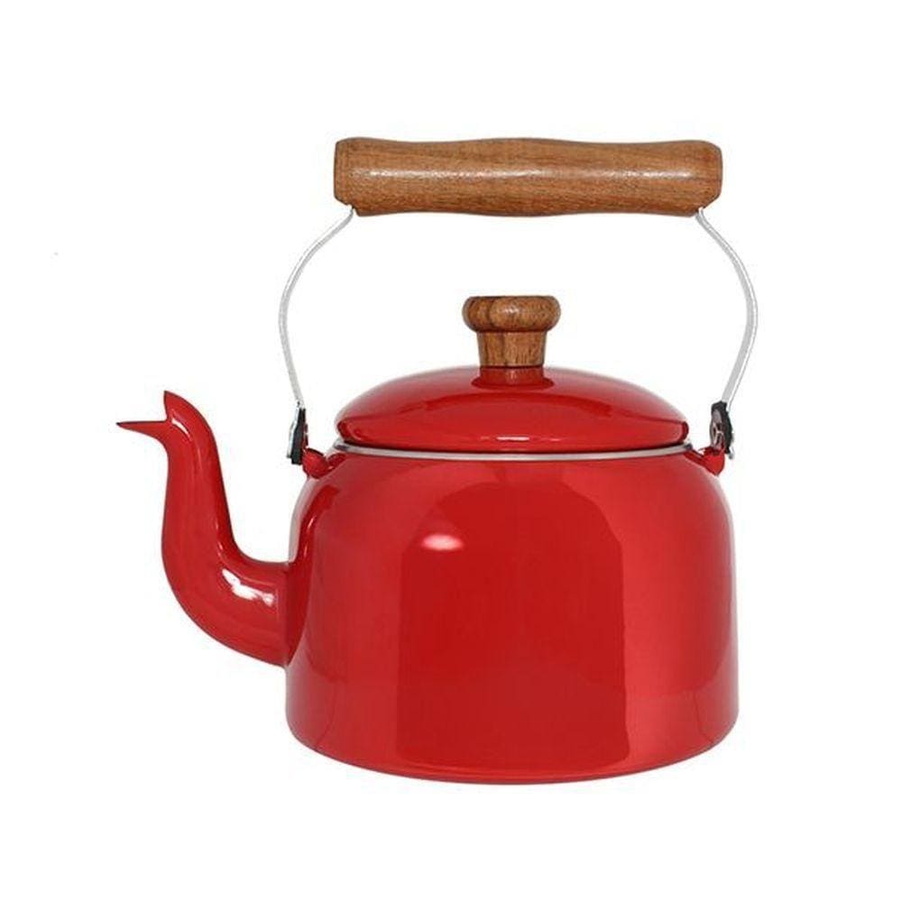 Chaleira Tradicional Esmaltada Mãe Agata Ewel Vermelha 1,8 L