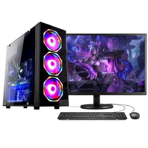 Pc Gamer Completo Intel I5 8Gb Gtx 1050Ti 4Gb 240Gb