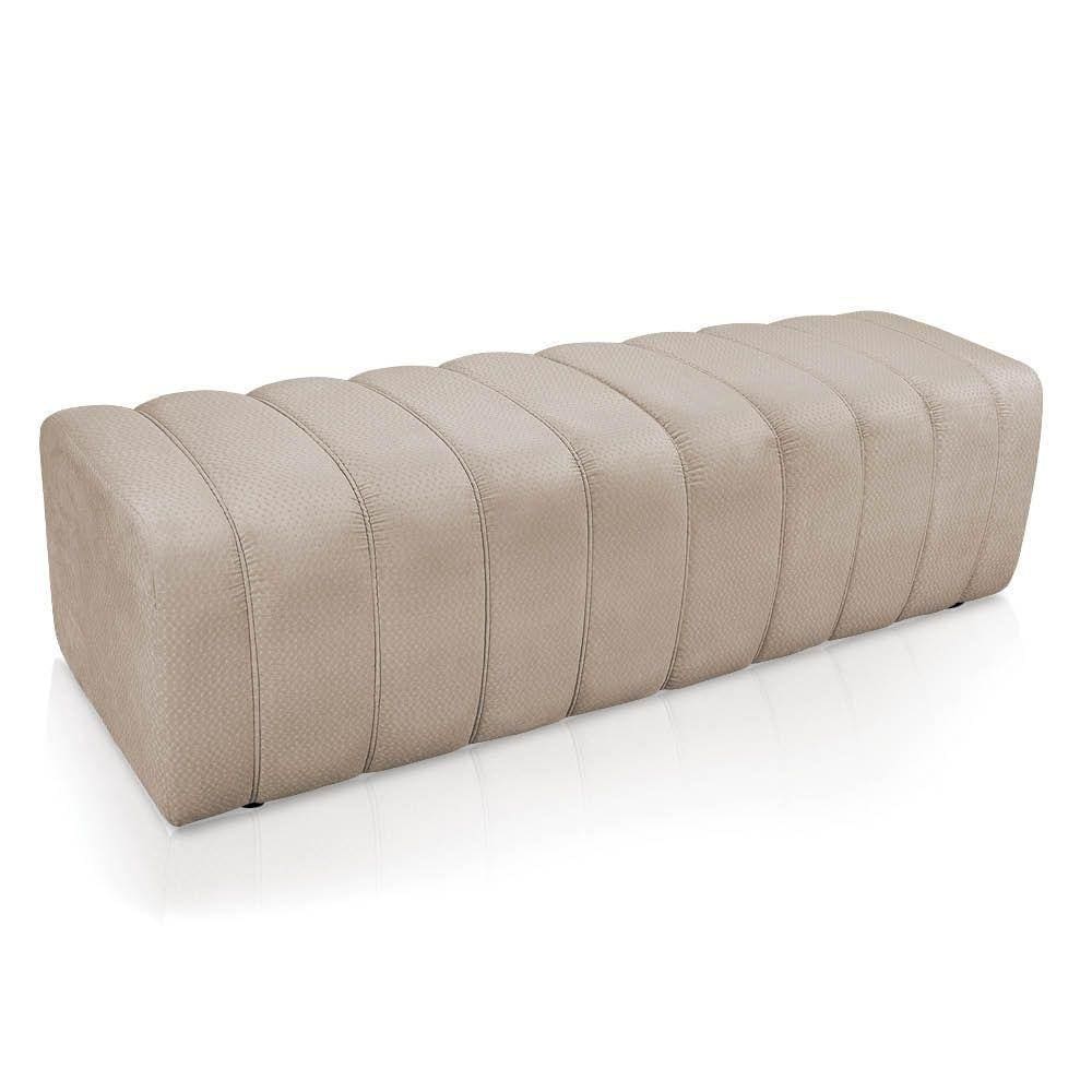Calçadeira Olivia Queen 160cm Bege A85
