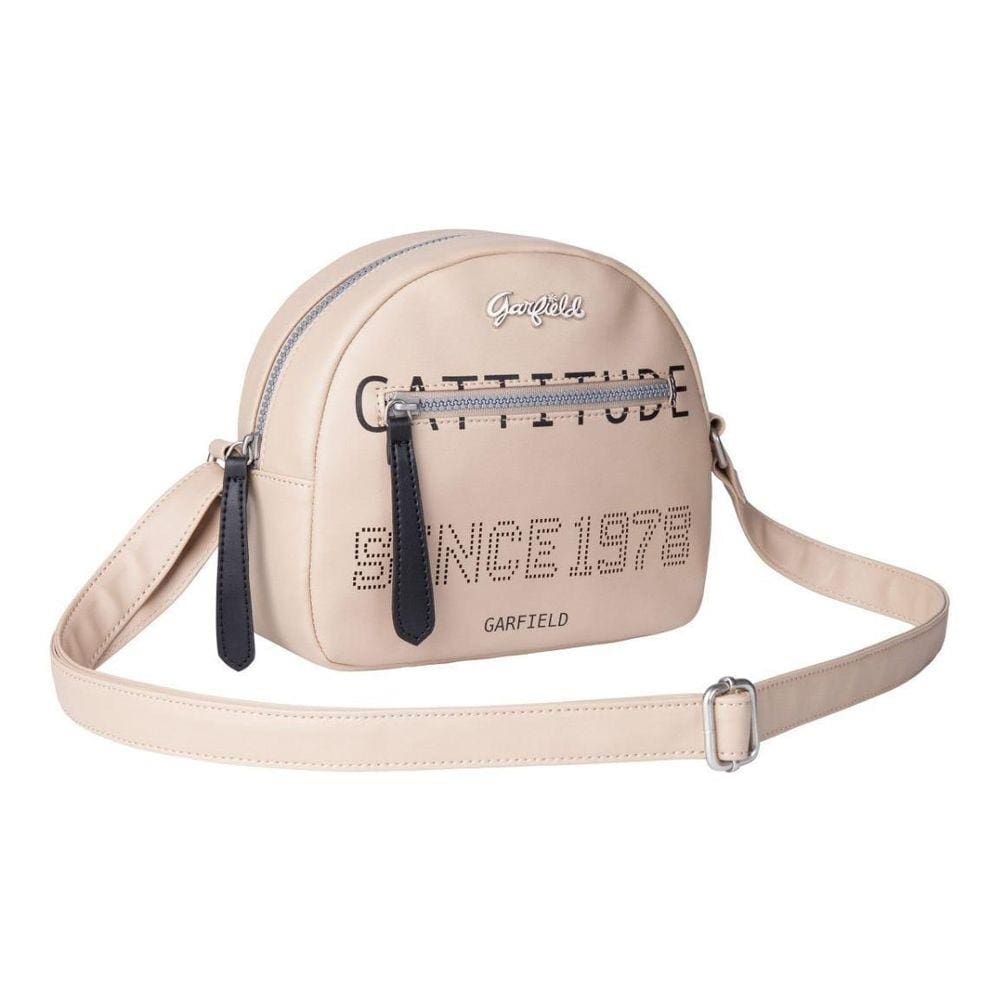 Bolsa Transversal Feminina Garfield Gf22002 Bege