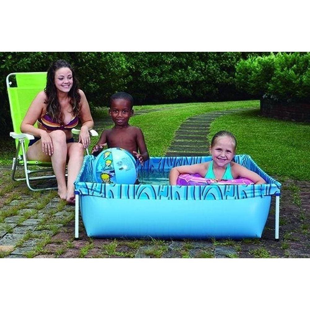 Piscina Infantil 400 Litros Lona Pvc 1,15X1,06X0,33M Mor