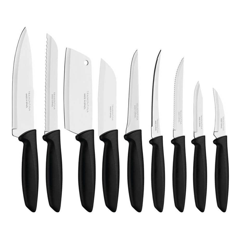 Jogo de Facas Tramontina Inox Plenus 9 peças