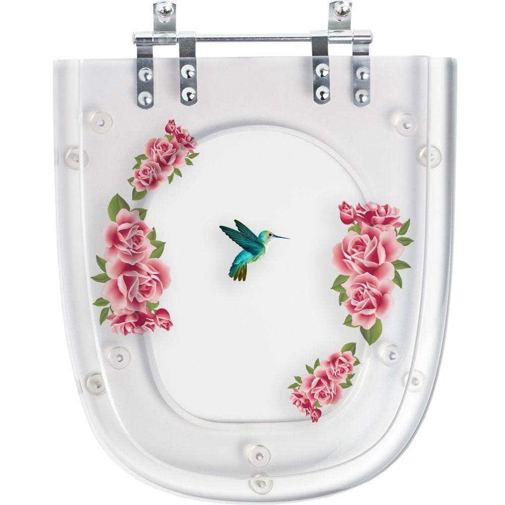 Tampa de Vaso Decorada Beija Flor para Vaso Deca Monte Carlo