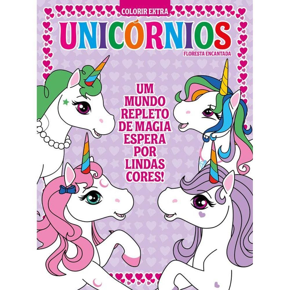 Unicórnios - Colorir Extra 01
