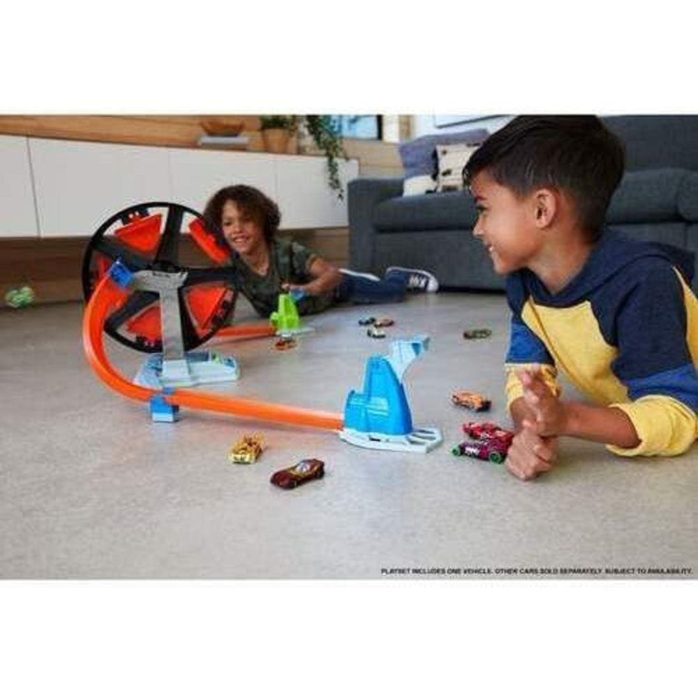 Pista Hot Wheels Competicao Giratoria