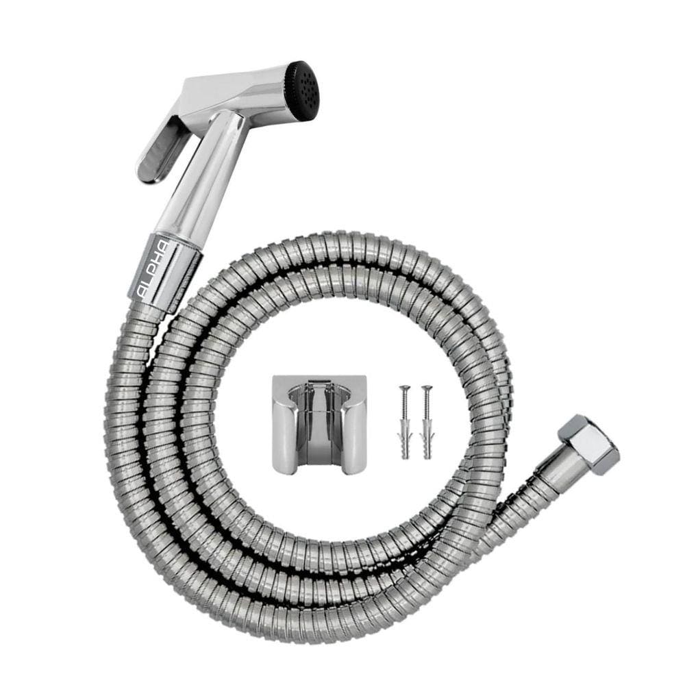 Ducha Higiênica Metal Gatilho Mangueira 1,20 Mt Sem Registro
