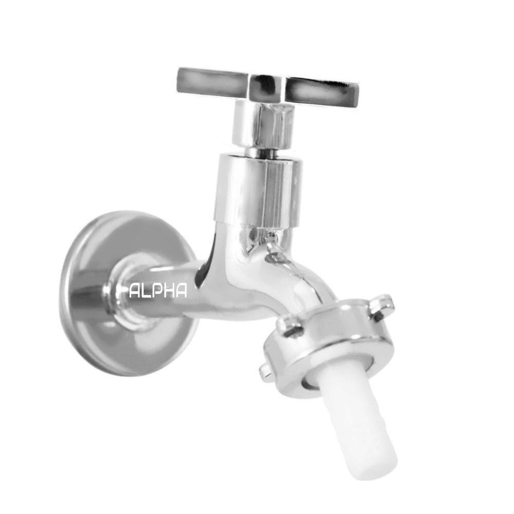 Torneira Para Jardim Tanque Alavanca Metal Cromada 1130 C22