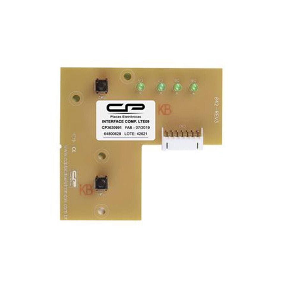 Placa Eletrônica Interface para Lavadora Brastemp LTE09