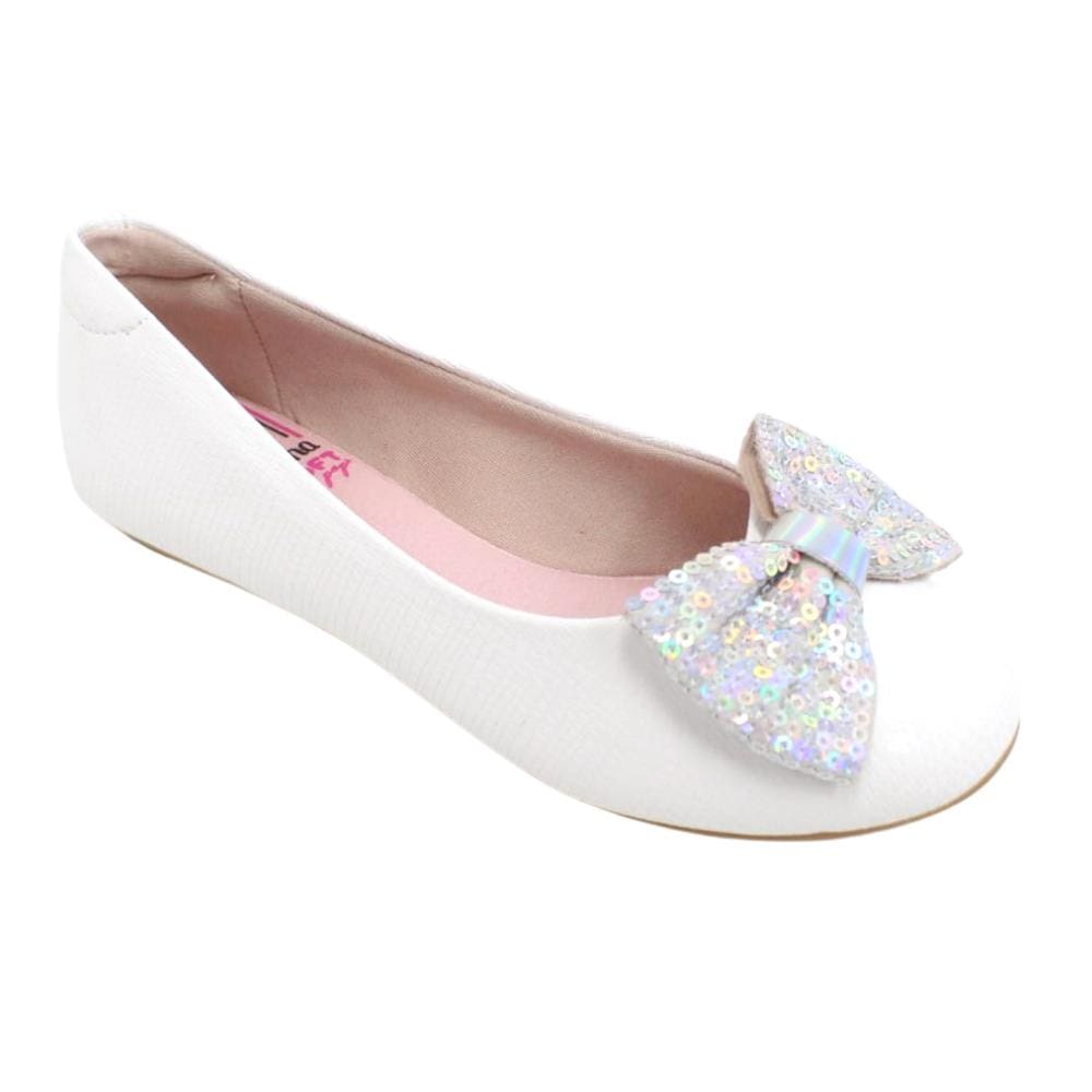 Sapatilha Infantil Laço Lantejolas Molekinha 2083.997