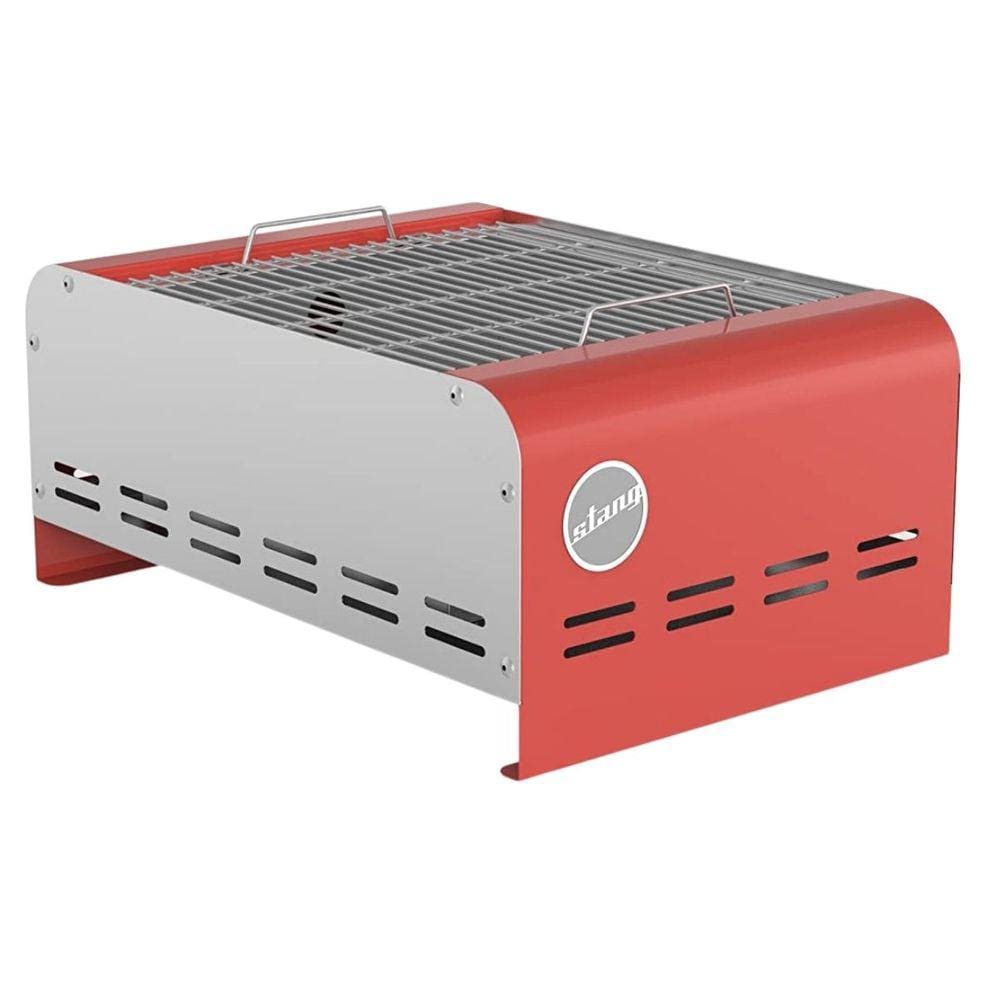 Churrasqueira Grill A Carvão Anodilar Stang Picnic Vermelho