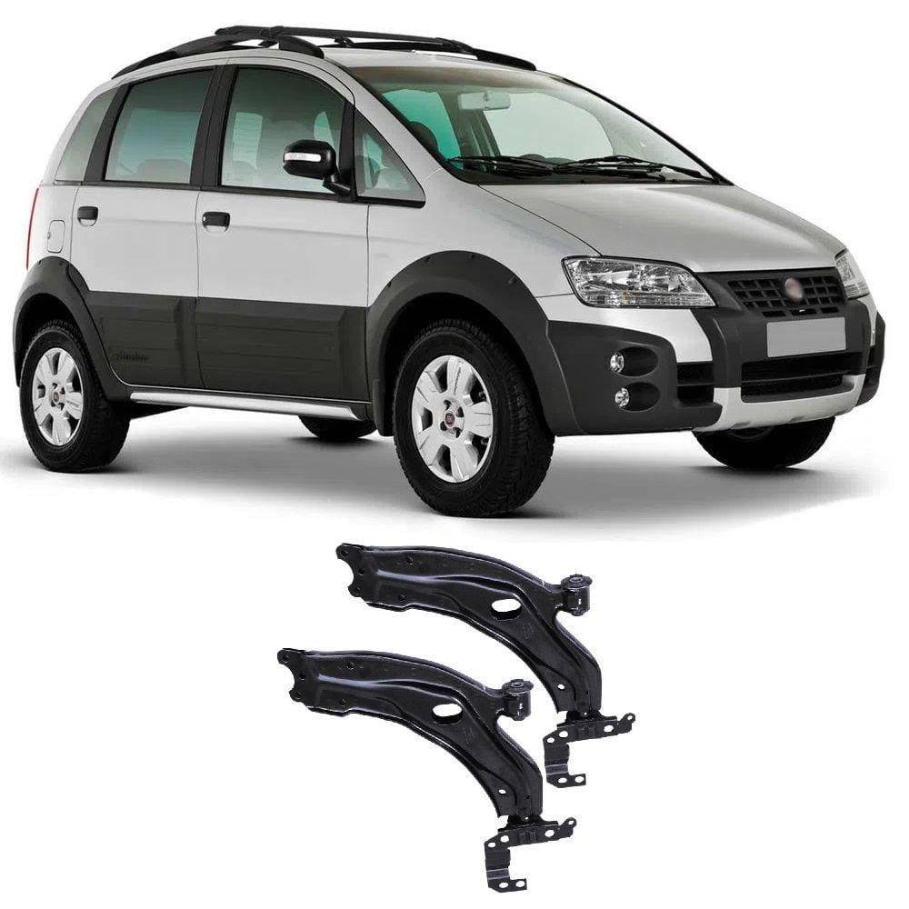Bandeja Fiat Idea Adventure Dianteira 2006 Até 2016 Flex Automotive O Par