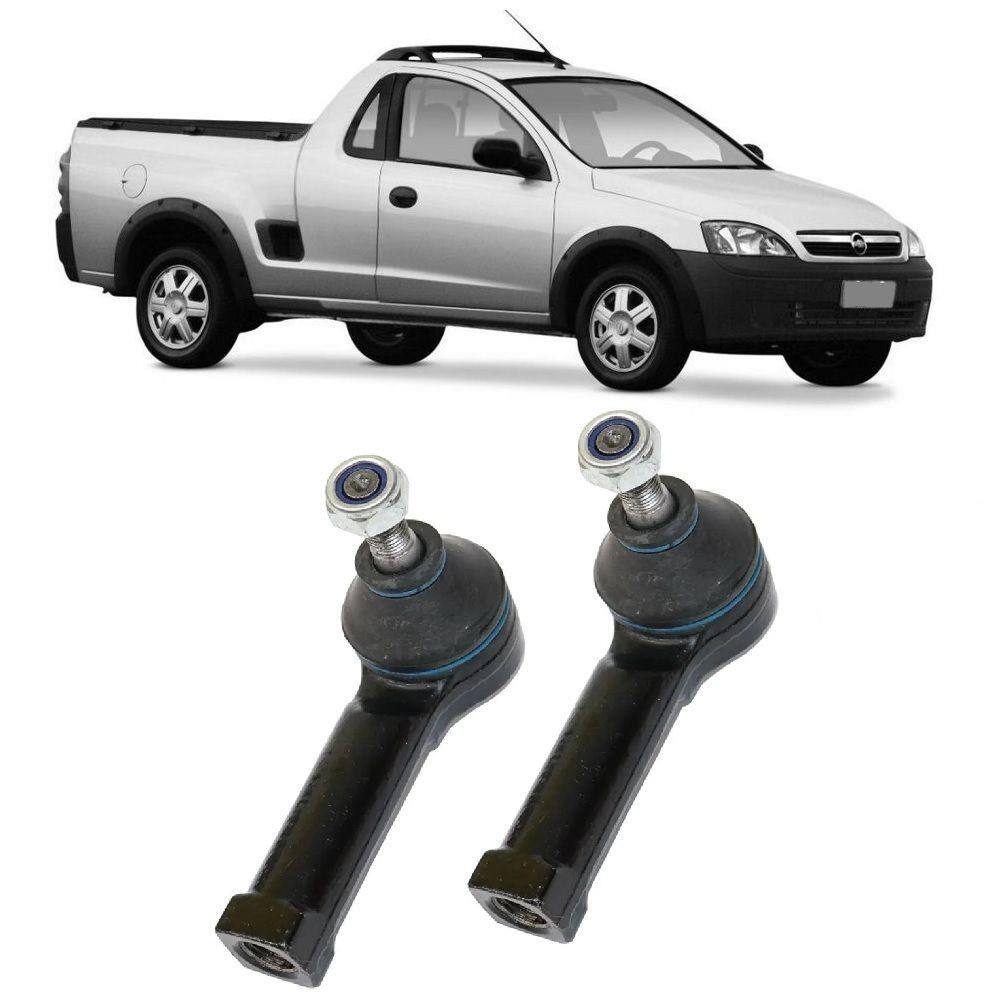 Terminal de Direção Chevrolet Montana Dianteiro 2001 Até 2012 Flex Automotive O Par