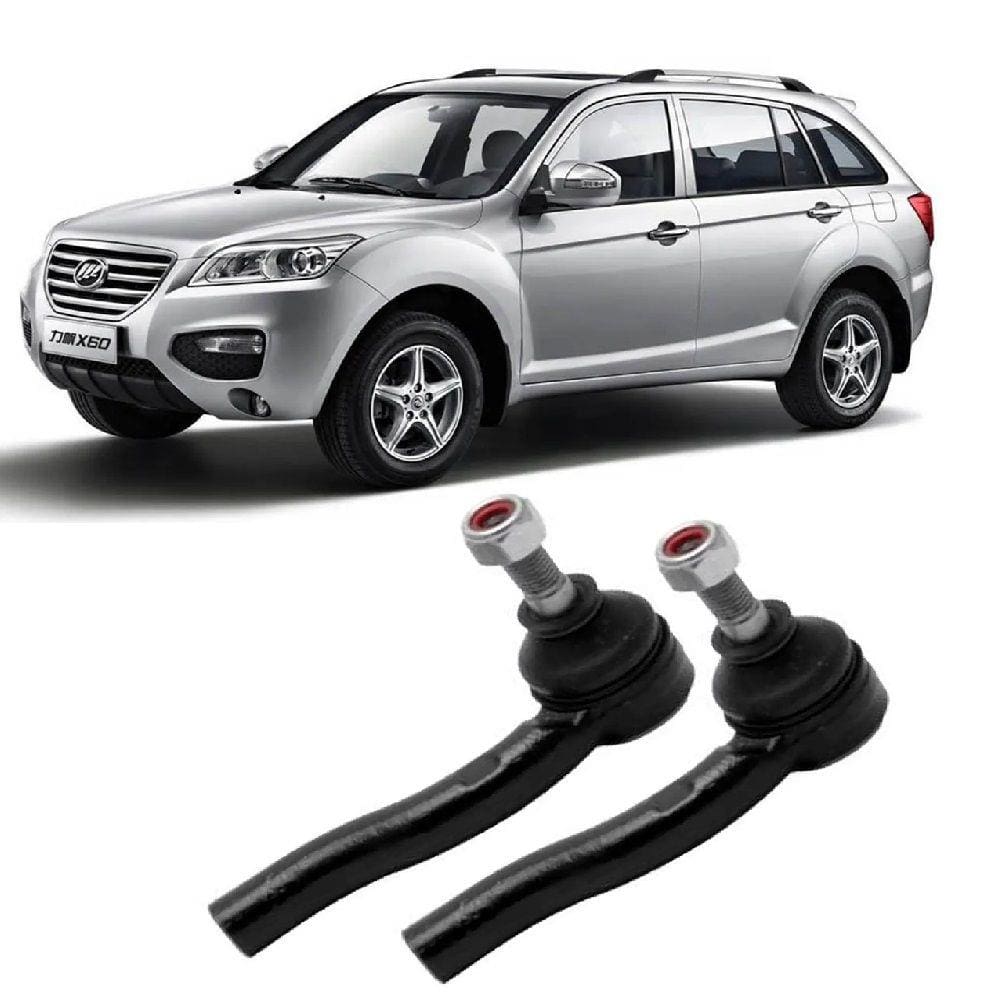 Terminal de Direção Lifan X60 Dianteiro 2013 Até 2016 O Par