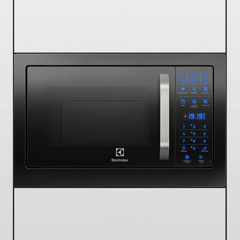 Micro-ondas de Embutir Electrolux 28 Litros Preto MB38P – 127 Volts - 110V