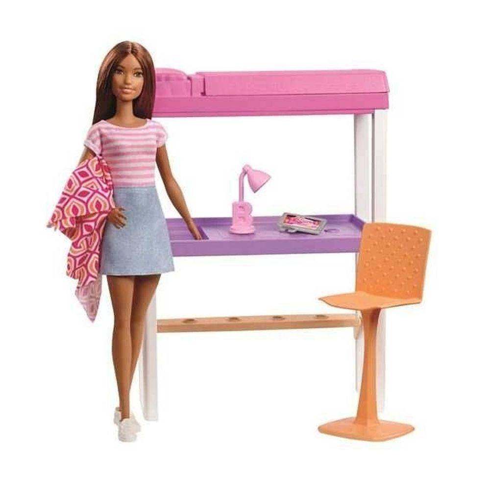 Barbie - Móvel Com Boneca - Salão de Beleza, Mattel, DVX51/FJB36