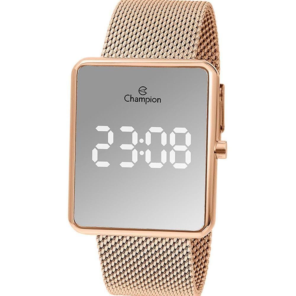 Relógio Feminino Digital Rosé Champion - CH40080Z