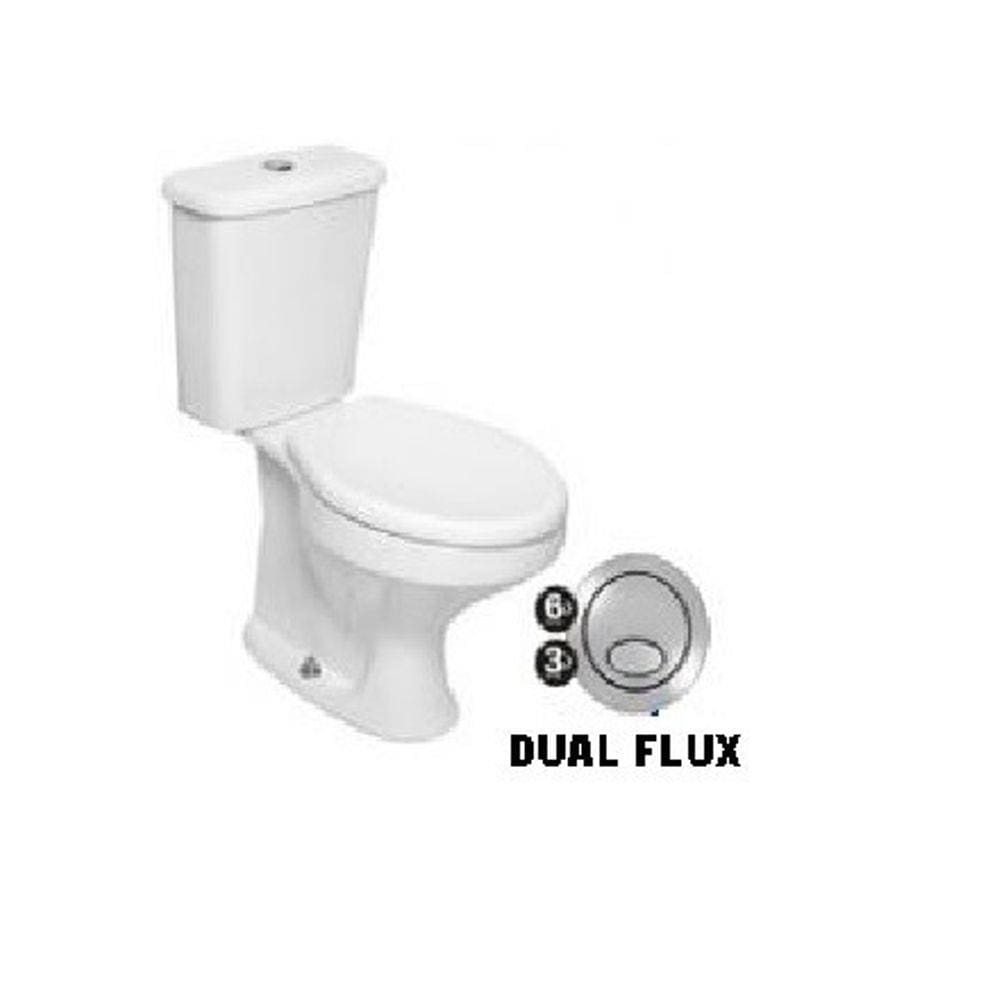 Bacia Com Caixa Acoplada Dual Flux Ravena Deca P.909.17 Branca