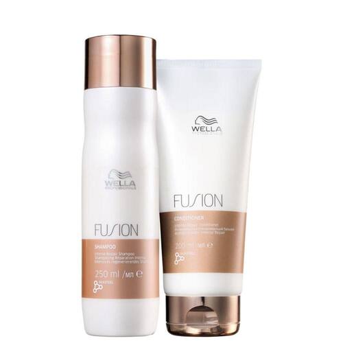 Kit Wella Professionals Fusion Duo Menor preço em Kit Wella Professionals Fusion Duo