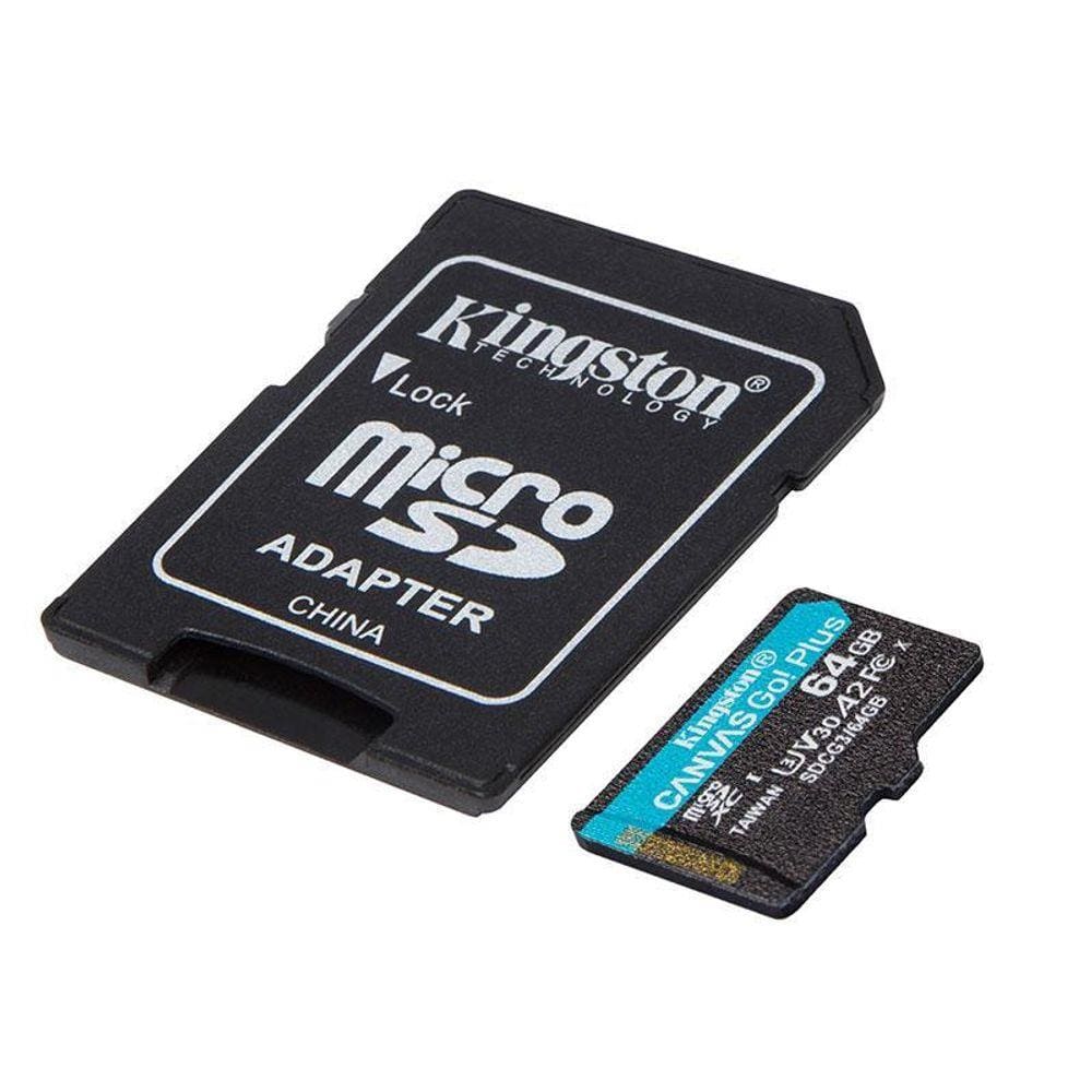 Cartao De Memoria 64Gb Micro Sdxc De Canvas Go Plus (Leitura = 170Mb/S) Com Adaptador - Sdcg3/64Gb