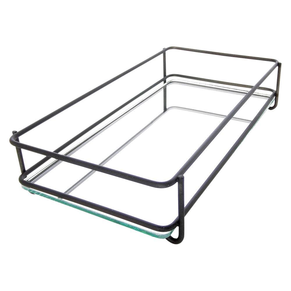 Bandeja Hara Fence Black Matte 10X20 Cm