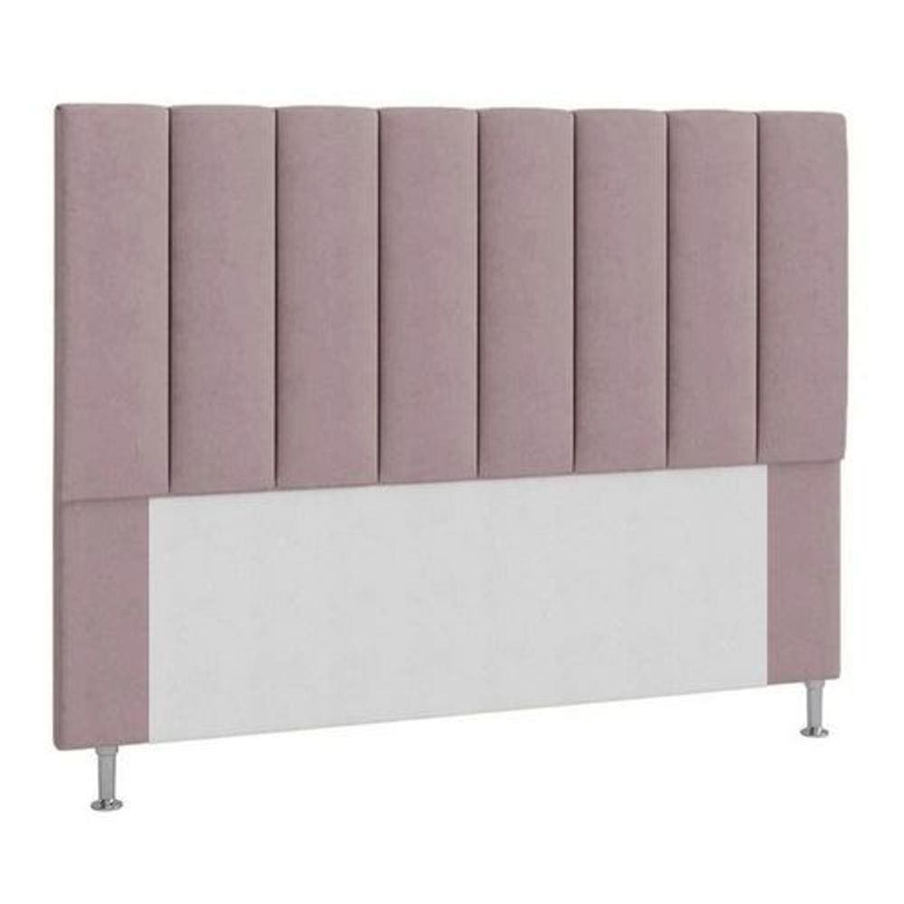 Cabeceira Solteiro Estofada Cancun Rose - M&F Decor